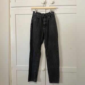 BDG Urban Outfitters Washed Black Mom Jeans – Size 25 – Excellent Condition